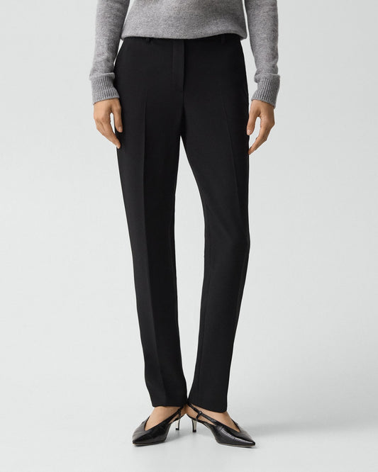 Toriey Treeca Full Length Casual Pant in Admiral Crepe