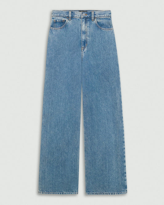 Toriey High-Waisted Casual Pant in Denim