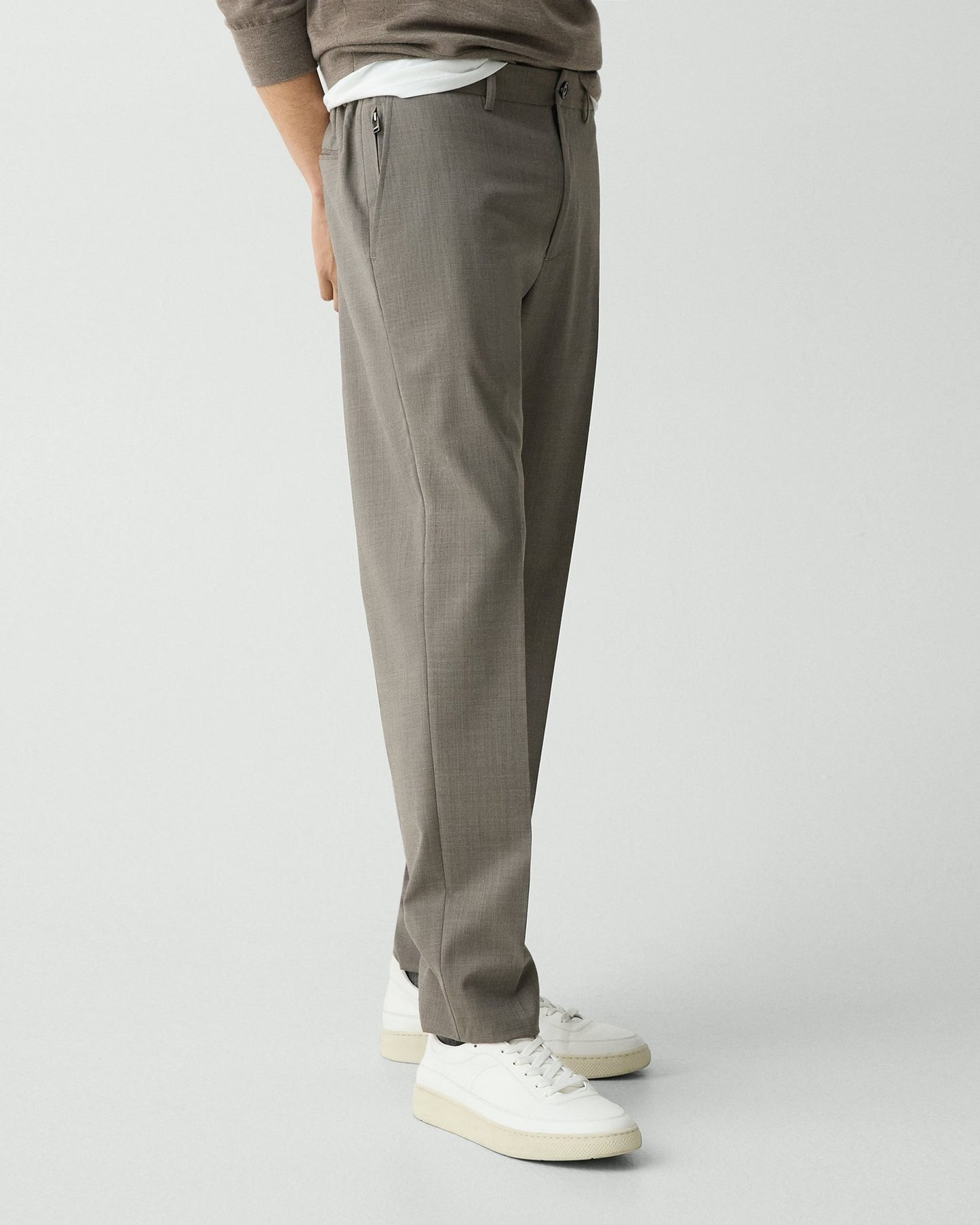 Toriey Curtis Drawstring Classic Pant in Motion Wool